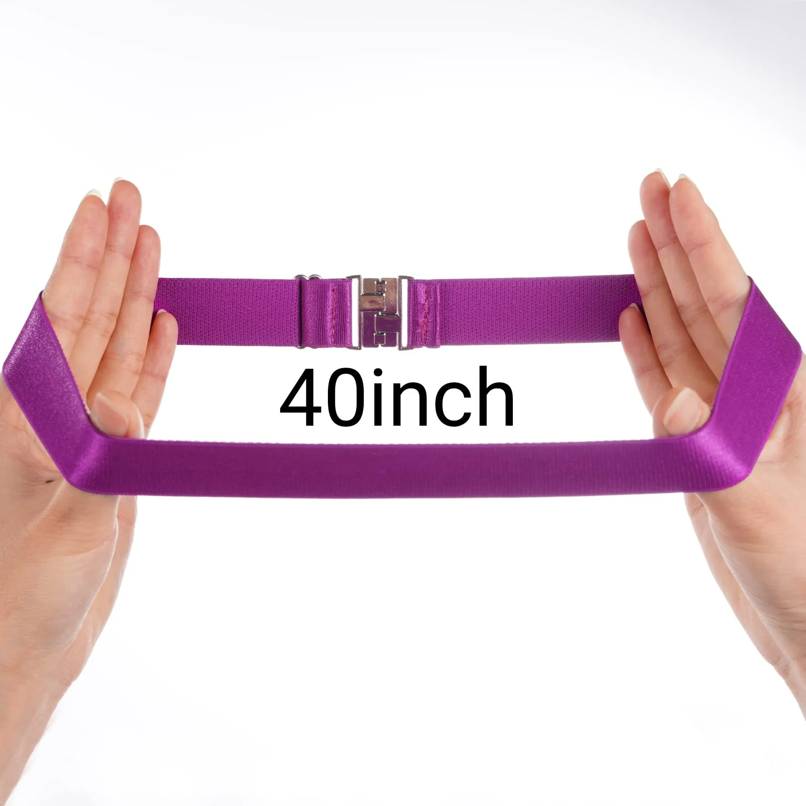 Plus Size Thigh Garter Belt-Purple - Image 3
