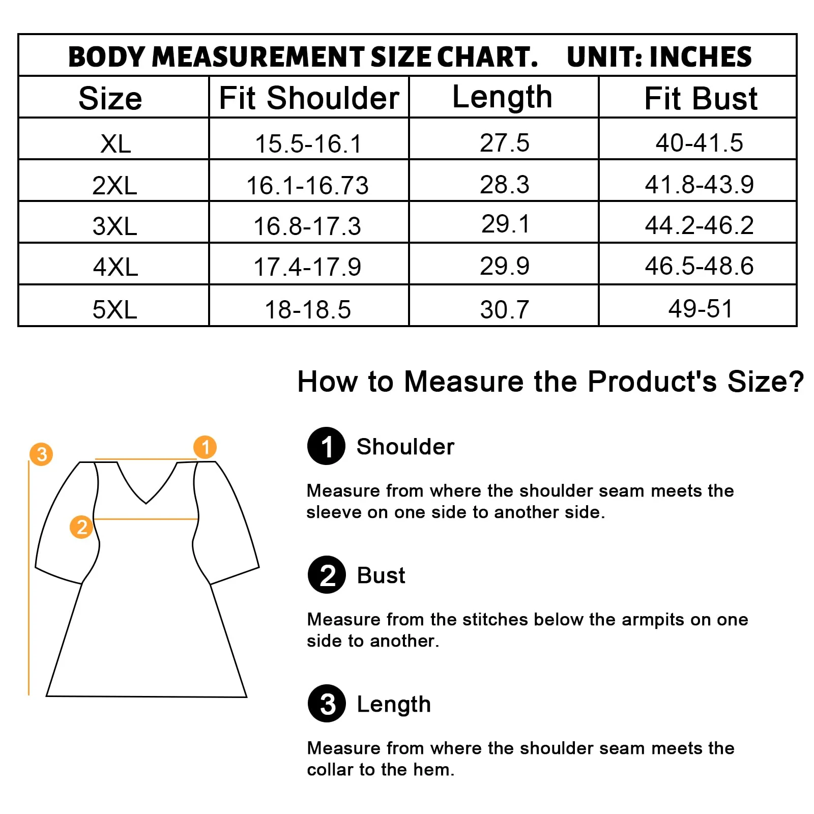Plus Size Tops V-Neck Shirts Summer Tunic Solid XL-5X-Black - Image 6