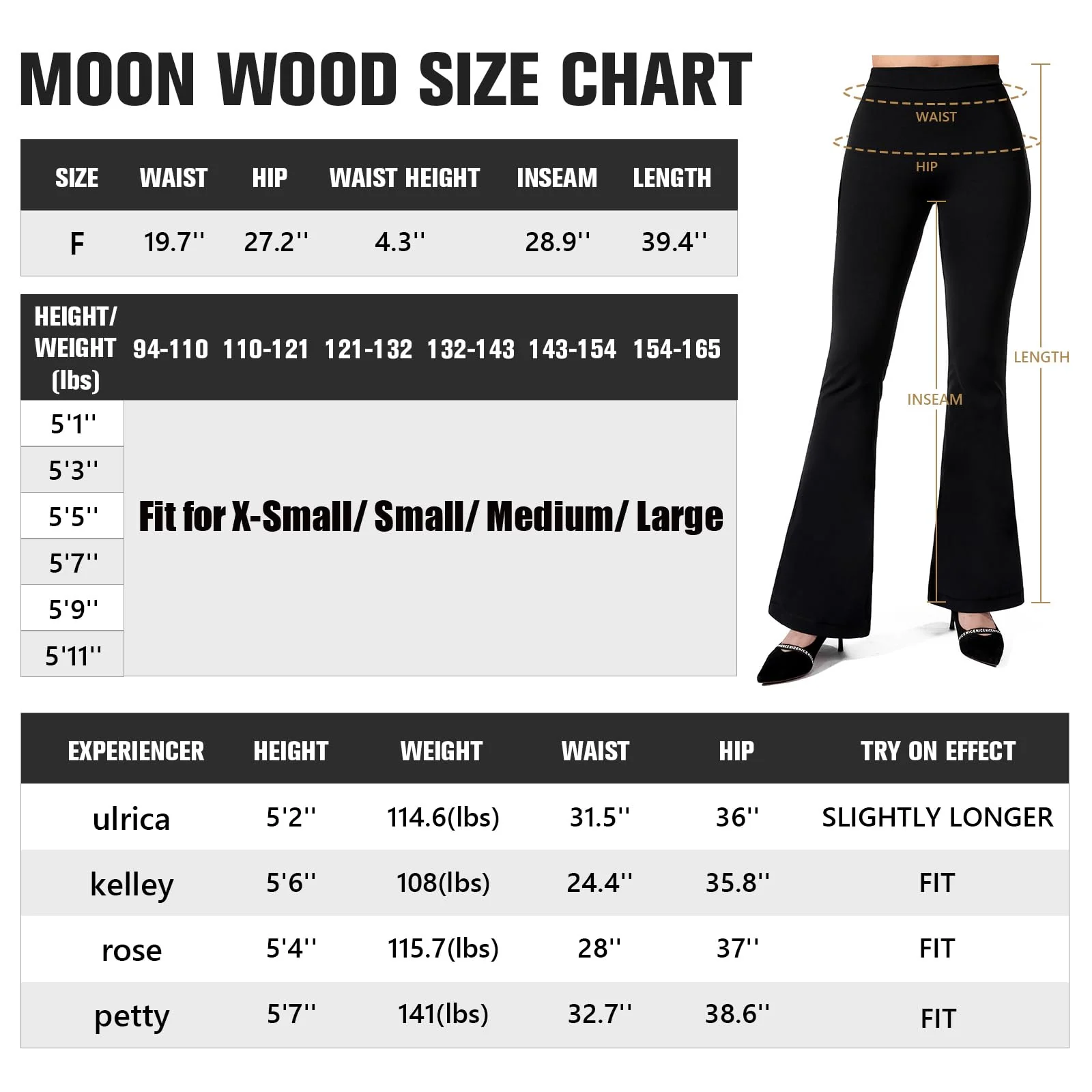 Scrunch V Back Flare Leggings - Black - Image 7